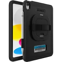 Otterbox Defender Kickstand und Handschlaufe (Apple iPad 2022 (10e génération), Apple iPad 2025 (11e génération)), Étui pour tablette, Noir