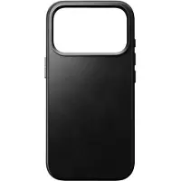 Nomad Coque arrière traditionnelle en cuir Horween avec MagSafe pour Apple iPhone 17 Pro - Noir