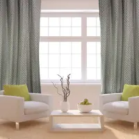 DecoByZorlu Rideaux, stores ZÉBULON - Gris - 140x260 cm