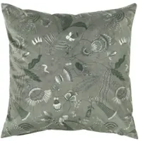 Broste Copenhagen Housses de coussins BELL FLOWER - Vert - 50x50 cm