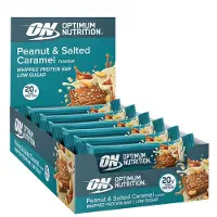 Optimum Nutrition Barre protéinée Cacahuètes et Caramel Salé 10x68 g Barre