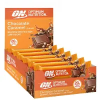 Optimum Nutrition Barre protéinée Chocolat Caramel 10x60 g Barre