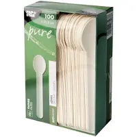 Papstar Cubes en papier "pur", longueur : 155 mm, blanc, 100 pièces (100x)