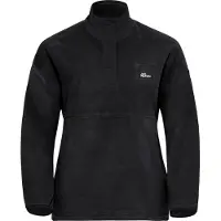 Jack Wolfskin Sumetro, pull polaire, femme, noir