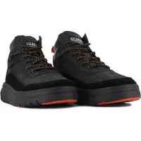 Palladium Pallaflex Cuff M - Baskets pour hommes, chaussures de loisirs, en cuir, couleur noire, référence 09509-008-M, taille EU 42, UK 8