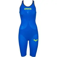Arena Powerskin Carbon Air2 Closed Back Competition Swimsuit Bleu FR 34 Femme