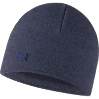 Buff Merino Beanie Bleu