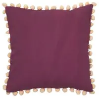 Broste Copenhagen Housses de coussins POM - Bordeaux - 40x40 cm