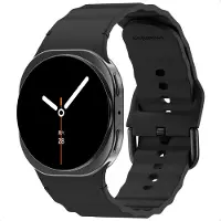 IMoshion Bracelet Wave en silicone pour Samsung Galaxy Watch 9 (40/44mm) / Watch 8 (40/44mm) / Classic (46mm) - Noir