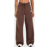 AYBL Pantalon de jogging large Varsity en maille - Marron, Marron