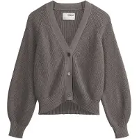 Mela London Cardigan 'Bhuma' gris chiné
