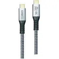 2GO 797515 Schnellladekabel USB-C 240W 20Gbps Thunderbolt 3 2m