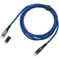 Troika Ladekabel SPEEDY XL blau