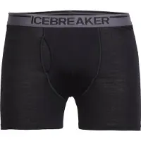 Icebreaker Anatomica Fly Boxers Noir L Homme