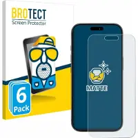 BROTECT Protection Mat (6 pcs, Apple iPhone 17 Pro Max), Téléphone portable : film de protection, Transparent