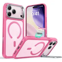 ESR Kickstand Classic Hybrid HaloLock (Apple iPhone 17 Pro Max), Coque pour téléphone portable, Pink