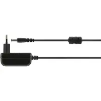 Deltaco Adaptateur secteur , 100-240 V CA 50-60 Hz à 12 V CC, 1 A, 1,5 m - Noir
