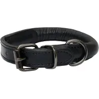 CATAGO Laeder hundehalsbånd Sort 25 cm (Chien)