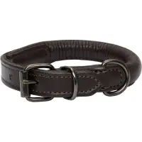 CATAGO Laeder hundehalsbånd Brun 25 cm (Chien, Général)
