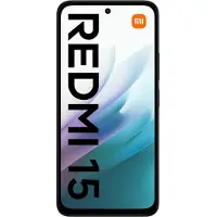 Xiaomi Redmi 15 4G (6.9"- NFC - 256 Go, 8 Go RAM) Noir (256 Go, Noir, 6.90", 4G), Téléphone portable, Noir