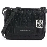 Armani Exchange pour femme. XW001577AF15774UC001 Sac messager noir (OSFA), Casuel, Synthétique, Polyester