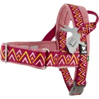Hurtta Razzle-dazzle Harnais norvégien, Couleur:rouge, Taille:65-80cm