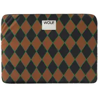 Wouf Sac d’ordinateur portable 'Studio' pueblo / vert gazon / noir / blanc