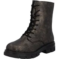 Rieker Chaussures de ville pour femmes, bottes, chaussures à lacets, bottines à lacets, couleurs métallisées, chaussures de loisirs