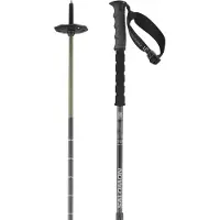 Salomon Steep Pro Vario S3, bâtons de ski, noir/gris