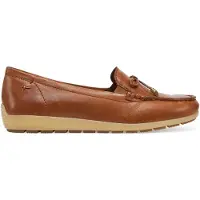 Tamaris Mocassins pour femme, en cuir, coupe large, 8-84600-44, pointure : 41 EU, couleur : marron