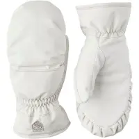 Hestra Primaloft Leather, moufles de ski, femme, blanc