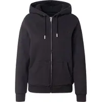 Superdry pour femme. W2012323A Capuchon zippé doublé Borg noir (L), Casuel, Coton, Manche longue