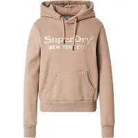 Superdry Brand Mark Relaxed Fit Hoodie Marron S Femme