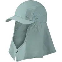 Buff Unisexe, Casquette, Desert Cap, Gris, Turquoise, (L, XL)