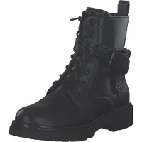 Marco Tozzi Damenschuhe Stiefeletten Schnürer Stiefelette Schwarz Freizeit