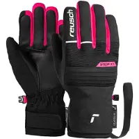 Reusch Gants de sport 'Benji R-TEX XT' rose néon / noir / blanc