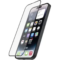 Hama Verre de protection 3D plein écran pour Apple iPhone 14 Pro Max, noir (Apple iPhone 14 Pro Max), Téléphone portable : film de protection, Noir
