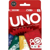 Uno Gra Karciana UNO z - 80. Rocznica, Czerwony Rubin, 2-10 Graczy