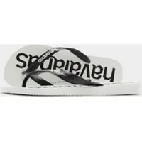 Havaianas Tongs avec logo supérieur | 37/38 | Blanc