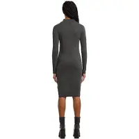 G-Star Washed Slim Fit Long Sleeve Short Dress Gris 2XL Femme