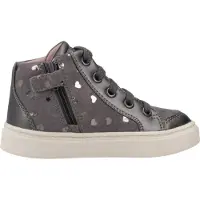 Geox Baskets montantes enfant B NASHIK GIRL filles - Gris - 26