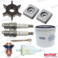 Recmar Honda Zw9-505 Kit d'entretien Argent Argent Taille unique