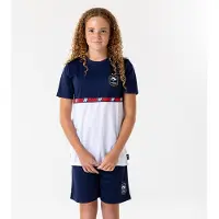 FFF Tenue de football France Enfants - Taille 164 - - Équipe de France - Vêtements de football - Garçons & Filles - Bleu - Blanc