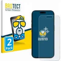 BROTECT Protection Mat (2 pcs, Apple iPhone 17 Pro), Téléphone portable : film de protection, Transparent