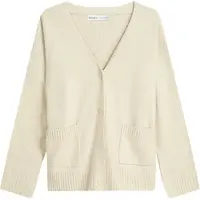 Bershka Cardigan jaune pastel