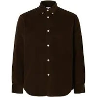 Selected Chemise 'SLHDanni' brun foncé