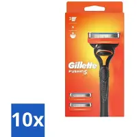 Gillette Lames de rasoir Fusion 5 – Design ergonomique – 2 lames de rechange – Lot économique – 10 pièces