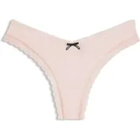 HUGO String en microfibre stretch avec finitions en dentelle