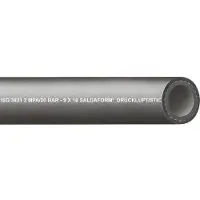 Teguma Saldaform Noir - Tuyau autogène pour argon, CO², azote, air comprimé. 6,3 mm x 13,3 mm - Rouleau de 40 mètres