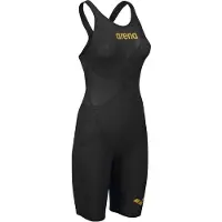 Arena Powerskin Carbon Glide Open Back Competition Swimsuit Noir FR 30 Femme
